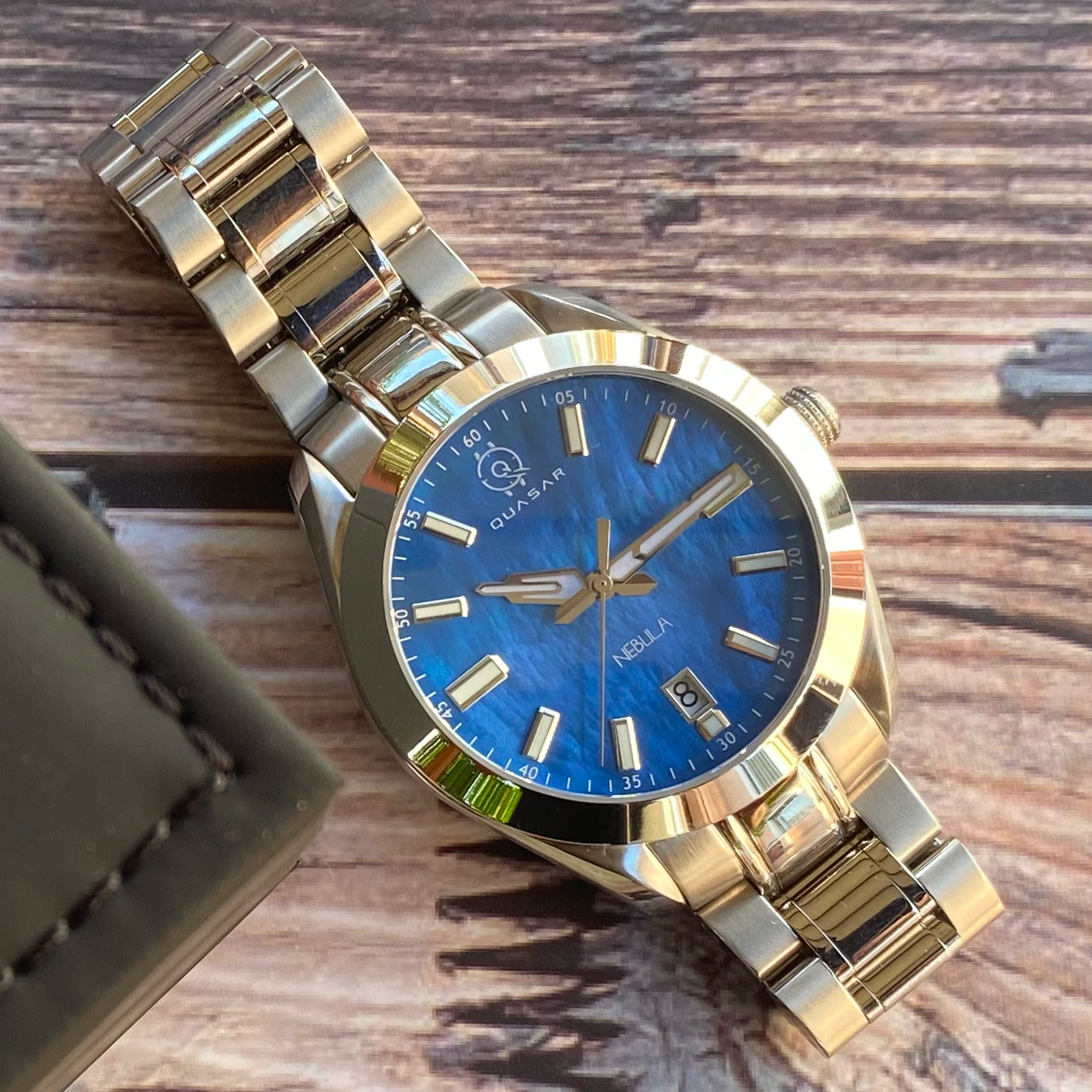 NEBULA Automatic Blue Mother of Pearl