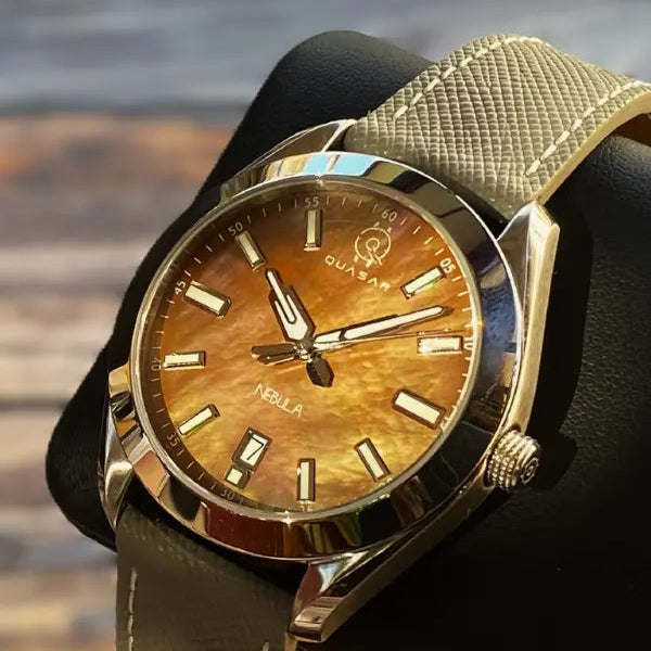 NEBULA Automatic Gold Mother of Pearl